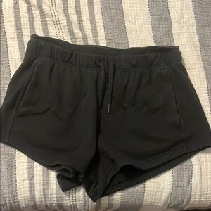 Lululemon Athletica Black Athletic Shorts with Elastic Waistband
